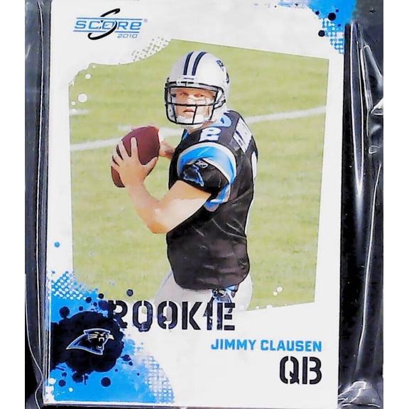 2010 Score Carolina Panthers Team Set 13C Jimmy Clausen RC