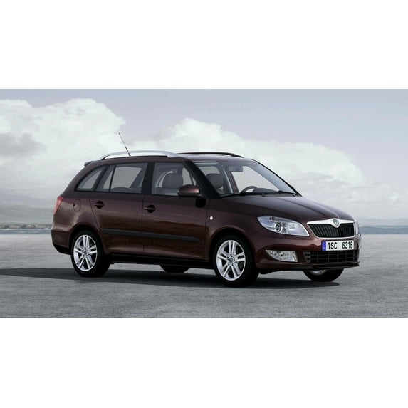 2010 Skoda Fabia Combi - 24x36 Inch Glossy Laminated Poster - Stunning Detail and Bold Colors