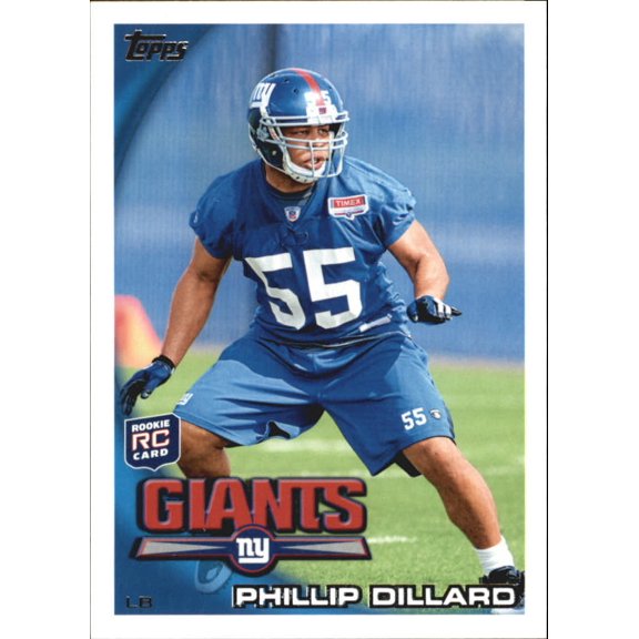 2010 Topps #431 Phillip Dillard RC NFL Football Trading Card