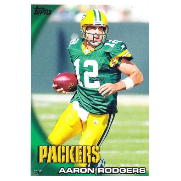 2010 Topps Aaron Rodgers #150 NM-MT Green Bay Packers Football Card Green Bay Packers NFL Football Trading Card