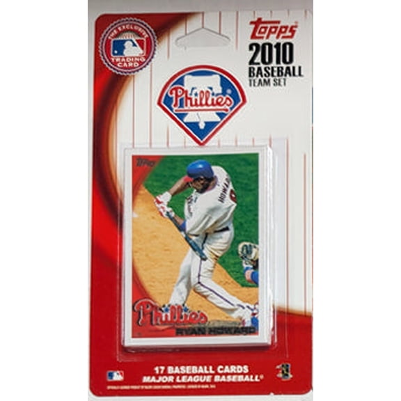 2010 Topps Philadelphia Phillies Factory Sealed Team Set Ryan Howard Jimmy Rollins