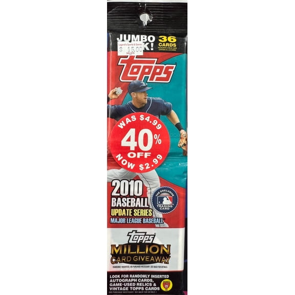 2010 Topps Baseball Update Series Rack Pack