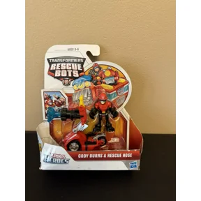 2010 Transformers Rescue Bots Playskool Heroes Axel Frazier Cody Burns Toy