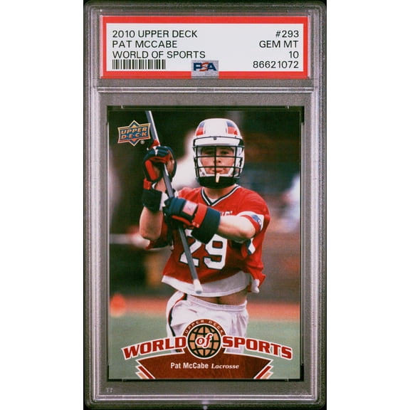 2010 Upper Deck World Of Sports Pat Mccabe #293 World Of Sports PSA 10
