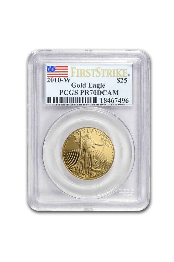 2010-W 1/2 oz Proof American Gold Eagle PR-70 DCAM PCGS (FS)