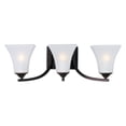 thumbnail image 1 of 20100FTOI Maxim Lighting Aurora-3 Light Contemporary Bath Vanity in Contemporary style-21.5 Inches wide by 7 inches high-Oil Rubbed Bronze Finish, 1 of 2