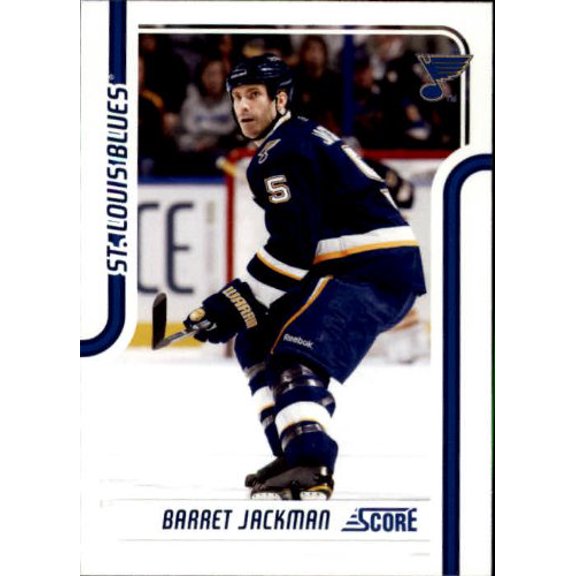 2011-12 Score #407 Barret Jackman NHL Hockey Trading Card
