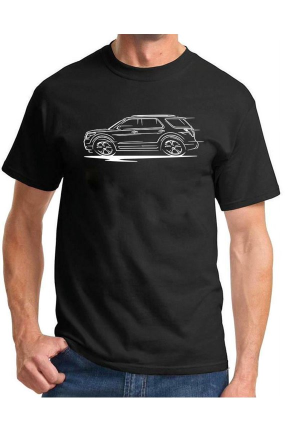 2011-19 Ford Explorer SUV Redline Design Classic Tshirt NEW