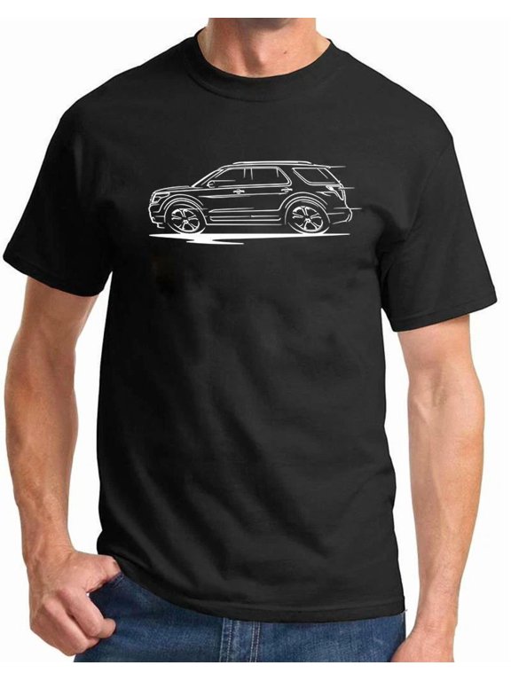 2011-19 Ford Explorer SUV Redline Design Classic Tshirt NEW