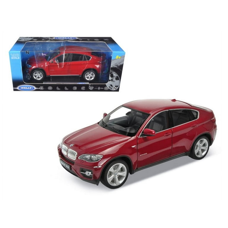 2011 2012 BMW X6 Red 1/18 Diecast Car Model by Welly - Walmart.com