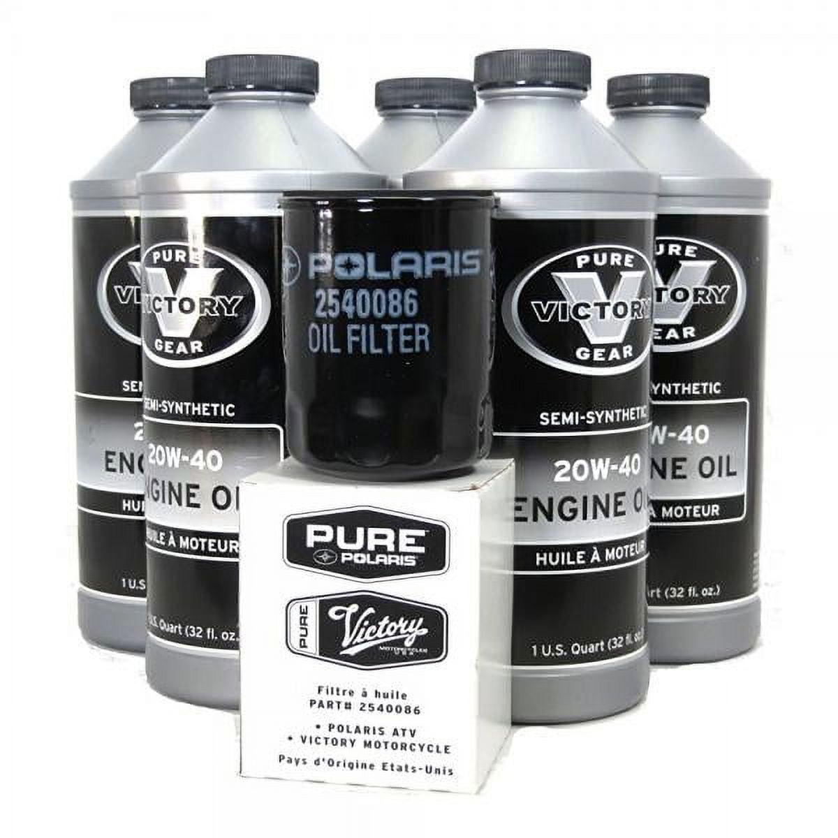 2011-2012 victory vegas 8-ball oil change kit