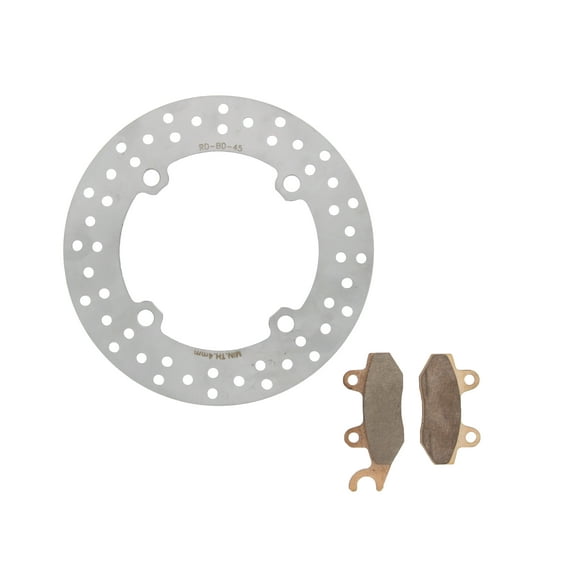 2011-2014 Can-Am Commander X 1000 4x4 Rear Brake Rotor & Severe Duty Brake Pads