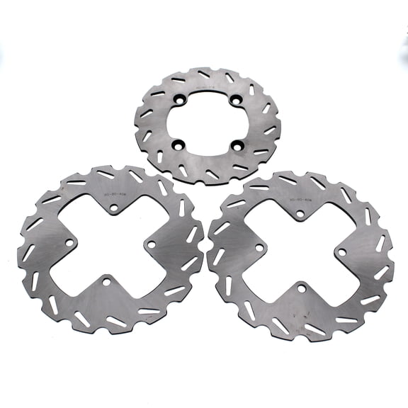 2011-2014 Can-Am Outlander Max XT 400 Front & Rear RipTide Brake Rotors Discs X3
