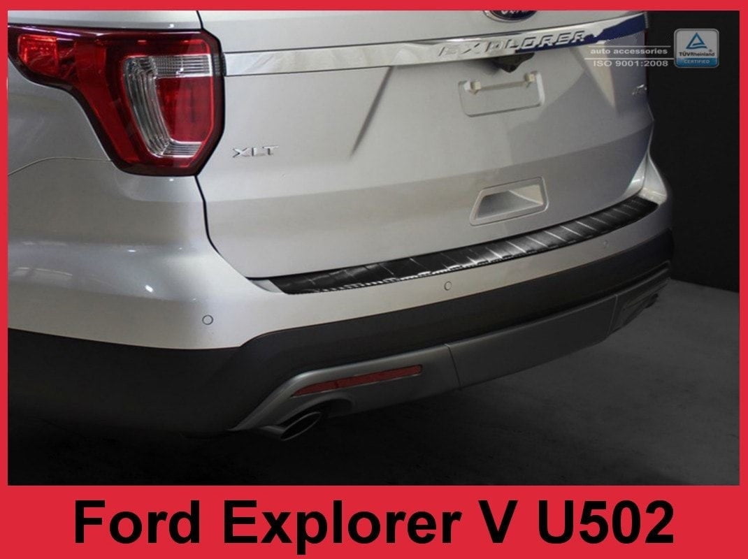 2011-2015 Ford Explorer - Graphite Stainless Steel Rear Bumper ...