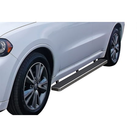 2011-2019 Dodge Durango 4 Door Hairline Finish 5 Inch Door to Door Side Bar Side Step Running Board
