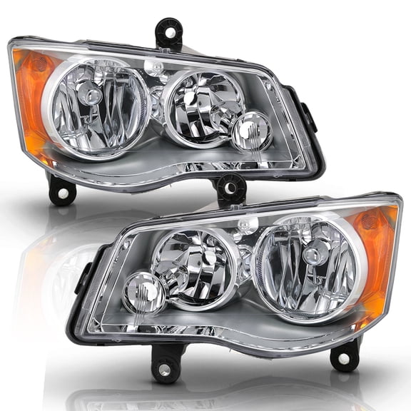 2011-2019 Dodge Grand Caravan 08-16 Chrysler Town & Country Headlights Headlamps