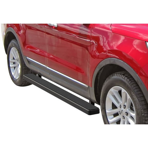 2011-2019 Ford Explorer 4 Door SUV Black Finish 5 Inch Door-Door Side Bar Side Step Running Board