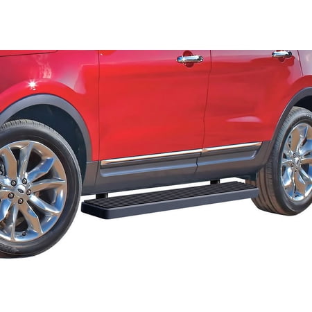 2011-2019 Ford Explorer 4 Door SUV Black Finish 6 Inch Door to Door Side Bar Side Step Running Board