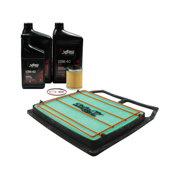 2011-2020 Can-Am Commander MAX 800 1000 R OEM Service Kit w Twin Air Foam Filter 0W-40 Full Synth C105