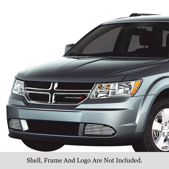 APS 2011-2020 Dodge Journey SE Stainless Steel Billet Grille 8x6 horizontal billet