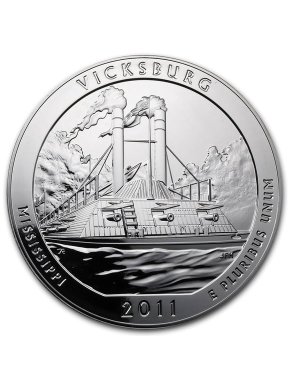 2011 5 oz Silver ATB Vicksburg National Military Park, MS