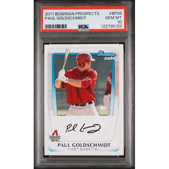 2011 Bowman Paul Goldschmidt #BP99 PSA 10