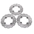 thumbnail image 1 of 2011 Can-Am Renegade 800R Front and Rear RipTide Brake Rotors Discs X3, 1 of 2