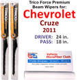 thumbnail image 1 of 2011 Chevrolet Cruze Performance Beam Wipers (Set of 2), 1 of 3