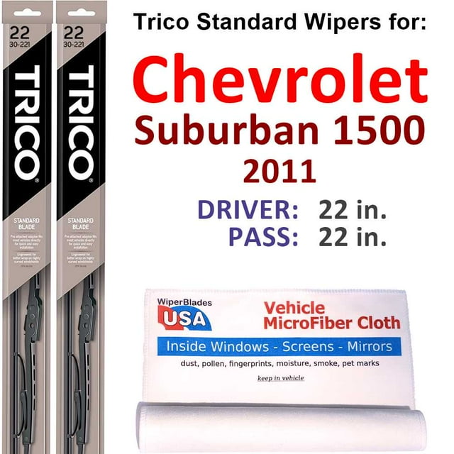 2011 Chevrolet Suburban 1500 Wiper Blades (Set of 2)