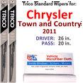thumbnail image 1 of 2011 Chrysler Town and Country Wiper Blades (Set of 2), 1 of 3