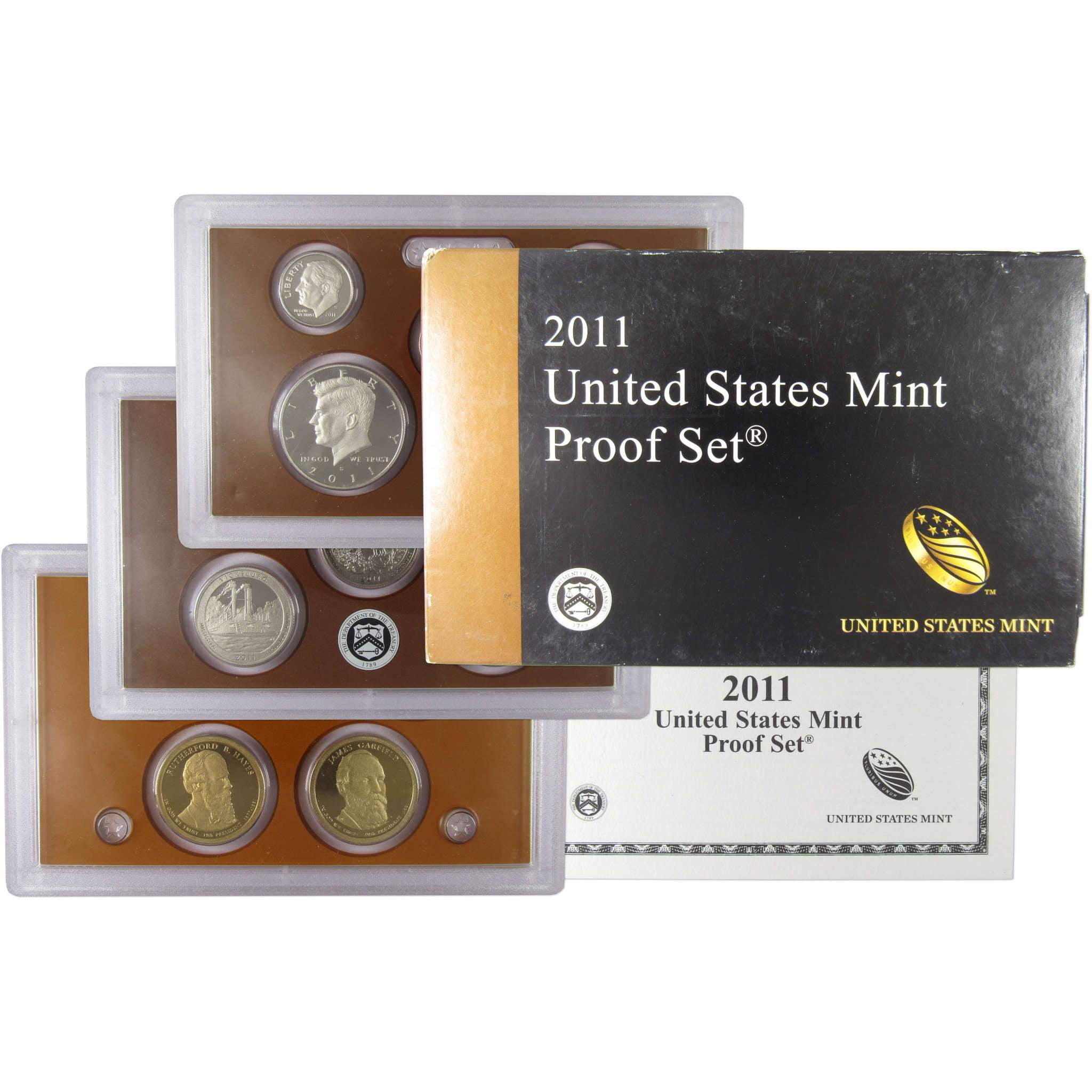 2011 Clad Proof Set U.S. Mint Original Government Packaging OGP COA