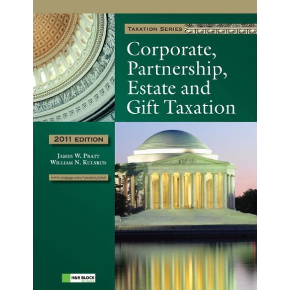Pre-Owned 2011 Corporate, Partnership, Estate and Gift Taxation (with H&R BLOCK At Home Tax Preparation Software CD-ROM)