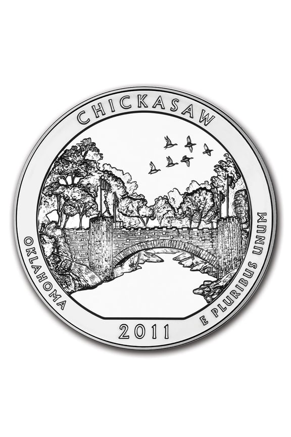 2011-D ATB Quarter Chickasaw National Recreation Area BU