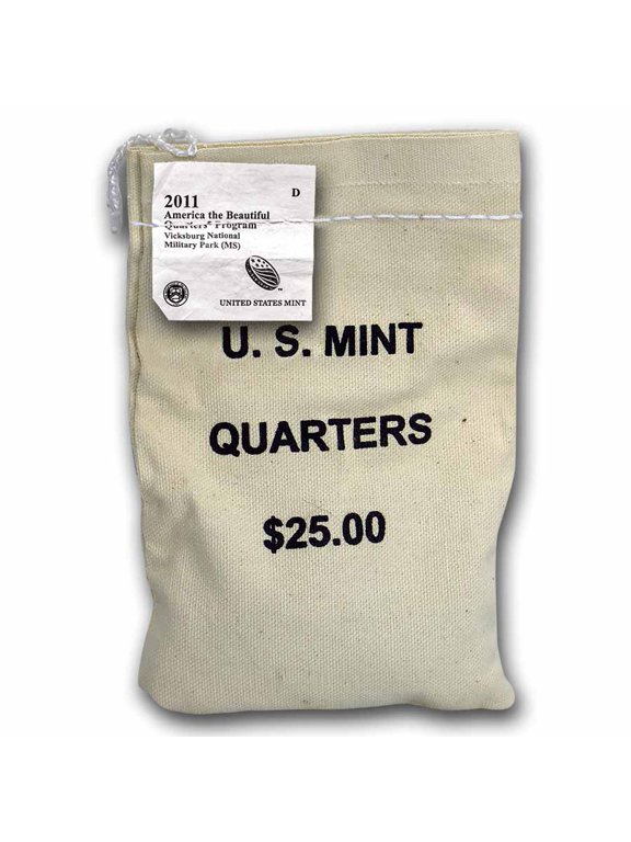 2011-D ATB Quarter Vicksburg National $25 Sealed Mint Bag