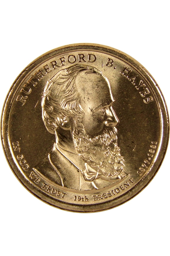 2011 D Rutherford B. Hayes Presidential Dollar BU Uncirculated $1 Coin