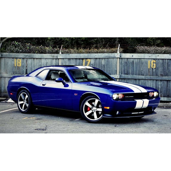 2011 Dodge Challenger SRT8 392 Inaugural Edition Car Poster - 24x36 Inch Laminated Poster - Stunning Detail and Bold Colors