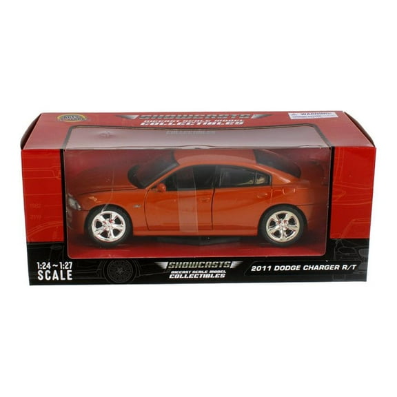 2011 Dodge Charger R/T, Orange - Showcasts 77354OR - 1/24 Scale Diecast Model Car