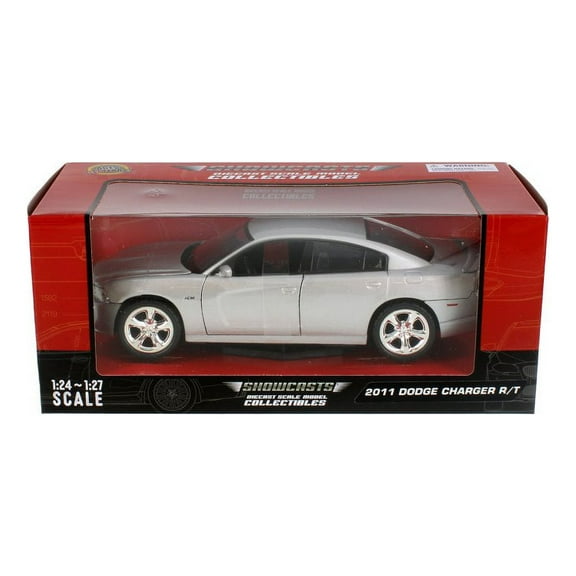2011 Dodge Charger R/T, Silver - Showcasts 77354SV - 1/24 Scale Diecast Model Car