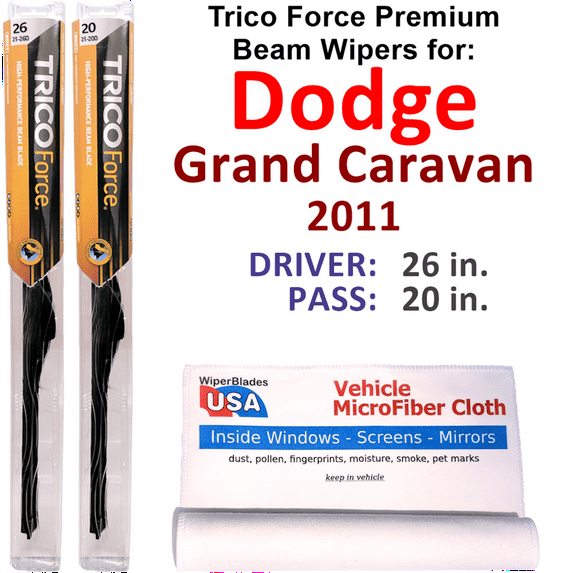 2011 Dodge Grand Caravan Performance Beam Wipers (Set of 2)