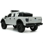 2011 Ford F-150 SVT Raptor Pickup Truck Light Gray with Extra Wheels Just Trucks Series 1/24 Diecast Model Car by Jada