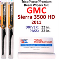 thumbnail image 1 of 2011 GMC Sierra 3500 HD Performance Beam Wipers (Set of 2), 1 of 3