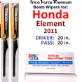 thumbnail image 1 of 2011 Honda Element Performance Beam Wipers (Set of 2), 1 of 3