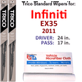 thumbnail image 1 of 2011 Infiniti EX35 Wiper Blades (Set of 2), 1 of 3