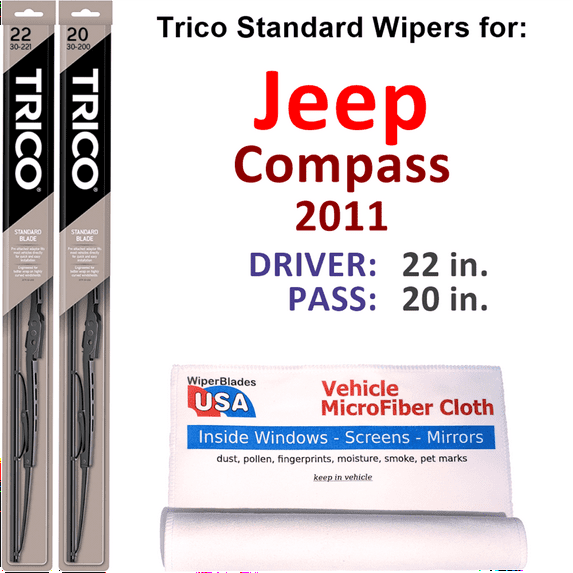 2011 Jeep Compass Wiper Blades (Set of 2)