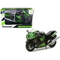 thumbnail image 1 of 2011 Kawasaki ZX-14 Ninja Green Motorcycle Model 1/12 by New Ray, 1 of 3