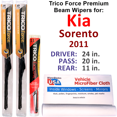 thumbnail image 1 of 2011 Kia Sorento Performance Beam Wipers (Set of 3) w/Rear Wiper, 1 of 3