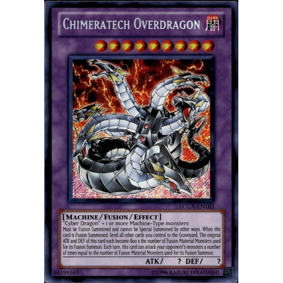 2011 Yu-Gi-Oh! Legendary Collection 2 Duel Academy Years Mega Pack Chimeratech Overdragon Ultra Rare Fusion Effect Tradi