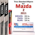 thumbnail image 1 of 2011 Mazda 2 Wiper Blades (Set of 3) w/Rear Wiper, 1 of 4