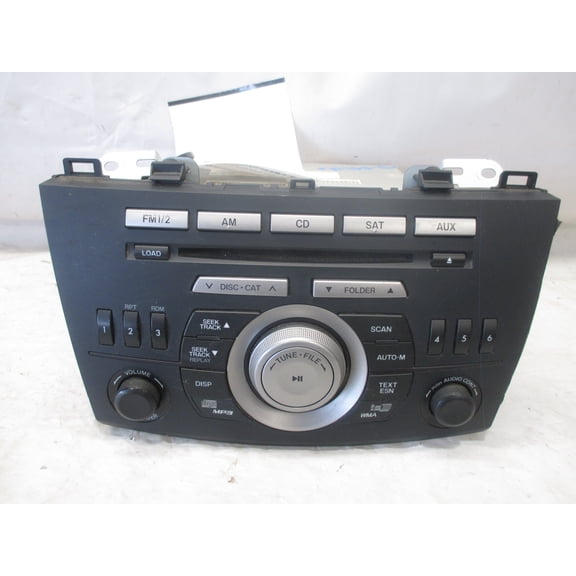 Pre-Owned 2011 Mazda 3 AM FM CD MP3 Radio Receiver and Tuner OEM - Verify Specific Vehicle Fitment In Description - (Good)
