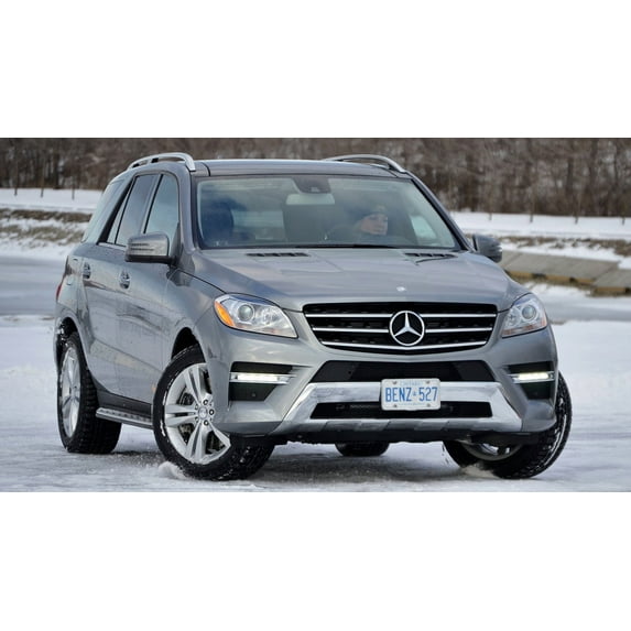 2011 Mercedes Benz M Class AMG Styling US Car - 24x36 Inch Laminated Poster - Stunning Detail and Bold Colors